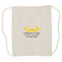 Canvas Drawstring Backpack Thumbnail
