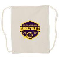 Canvas Drawstring Backpack Thumbnail