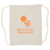 Canvas Drawstring Backpack Thumbnail