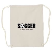 Canvas Drawstring Backpack Thumbnail