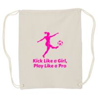 Canvas Drawstring Backpack Thumbnail