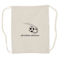 Canvas Drawstring Backpack Thumbnail