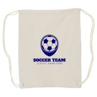Canvas Drawstring Backpack Thumbnail