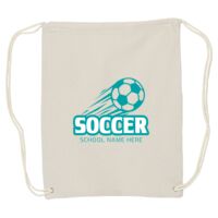 Canvas Drawstring Backpack Thumbnail