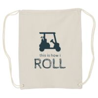 Canvas Drawstring Backpack Thumbnail