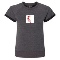 Women's Sweetheart French Terry Short Sleeve Pullover Thumbnail