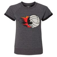 Women's Sweetheart French Terry Short Sleeve Pullover Thumbnail