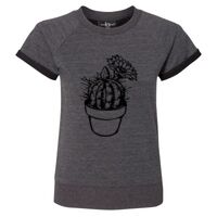 Women's Sweetheart French Terry Short Sleeve Pullover Thumbnail