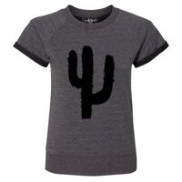 Women's Sweetheart French Terry Short Sleeve Pullover Thumbnail