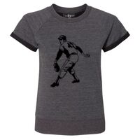 Women's Sweetheart French Terry Short Sleeve Pullover Thumbnail