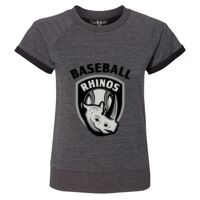 Women's Sweetheart French Terry Short Sleeve Pullover Thumbnail