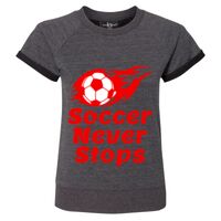 Women's Sweetheart French Terry Short Sleeve Pullover Thumbnail