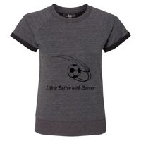 Women's Sweetheart French Terry Short Sleeve Pullover Thumbnail